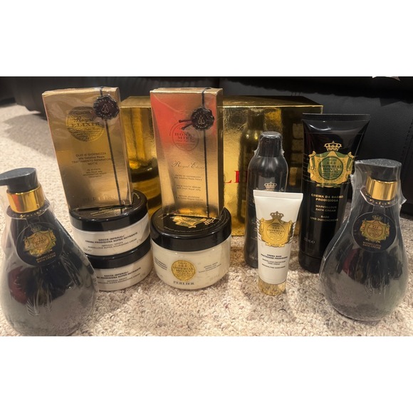 Perlier Other - Perlier Imperial Honey Royal Elixir 10pc Set Bath Body Cream Serum Italy NEW/OS